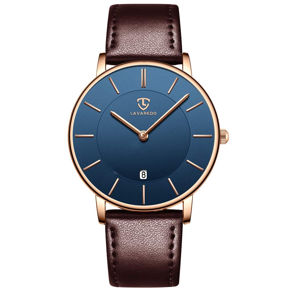 BEN NEVIS Men's Minimalist Analog Watch with Date & Leather Strap - Stylish Fashion Accessory for Business, Casual & Everyday Wear