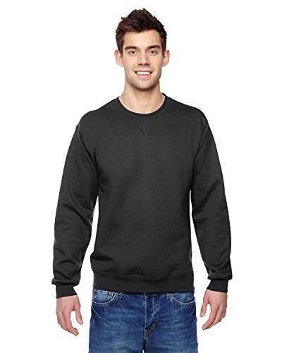 Fruit of the Loom Men's Fleece Crewneck Sweatshirt - Soft & Comfortable Pullover for Casual Wear, Workout & Lounge - Best Collection (Available in Multiple Colors & Sizes)