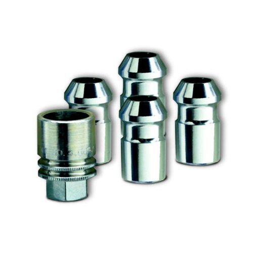 GM 92221880 Chrome Wheel Lock Kit - 4 Locks & 1 Key Included | Secure Your Vehicle Wheels for Parking & Long-Term Storage