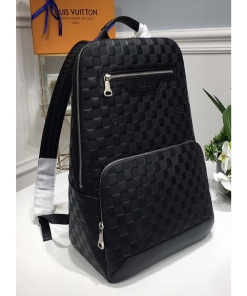 LV Avenue Backpack Damier Infini Leather Onyx - Luxury Designer Backpack for Women & Men - Perfect for Travel, Work & Everyday Use