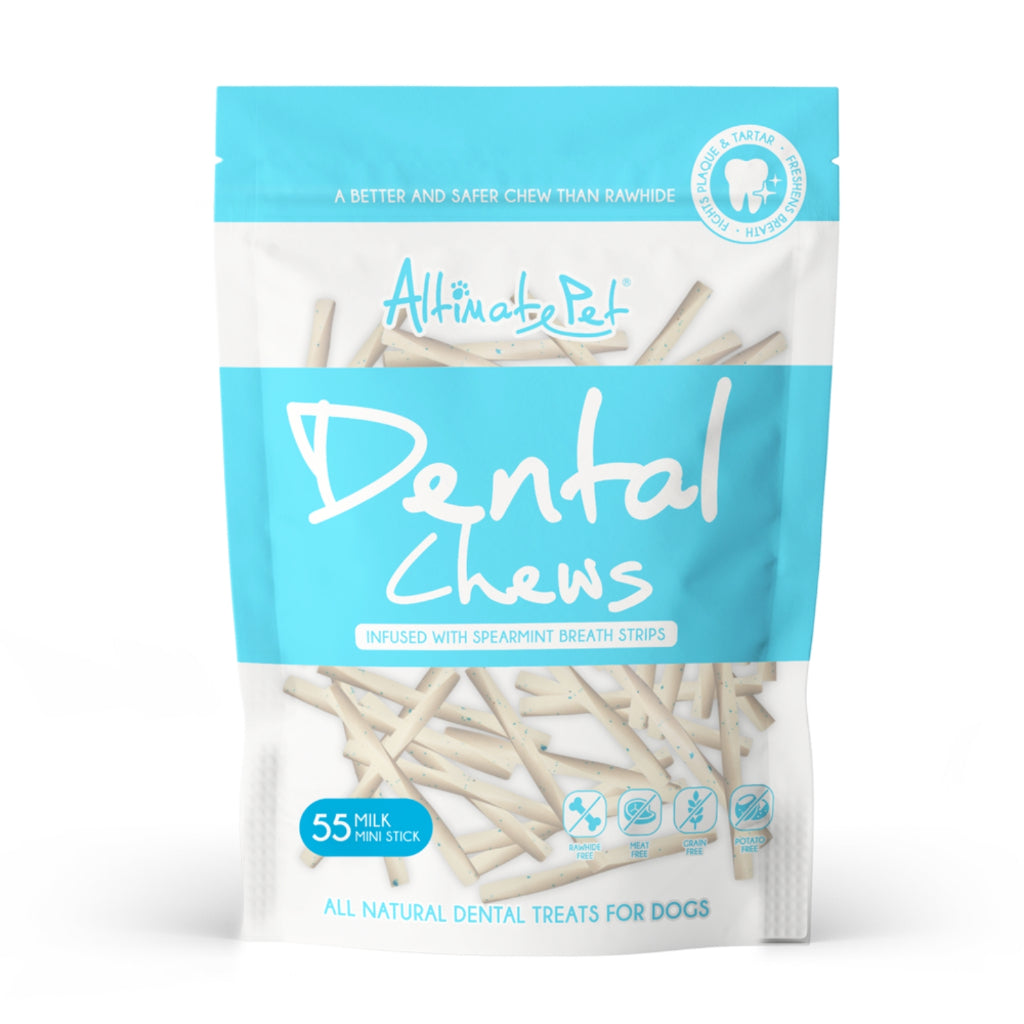 Altimate Pet Dog Dental Chew 150g - Natural Milk Mint Cranberry Flavor Dental Treats for Dogs | Fights Plaque & Tartar | Healthy Teeth & Fresh Breath | Perfect for Daily Oral Care & Training Rewards