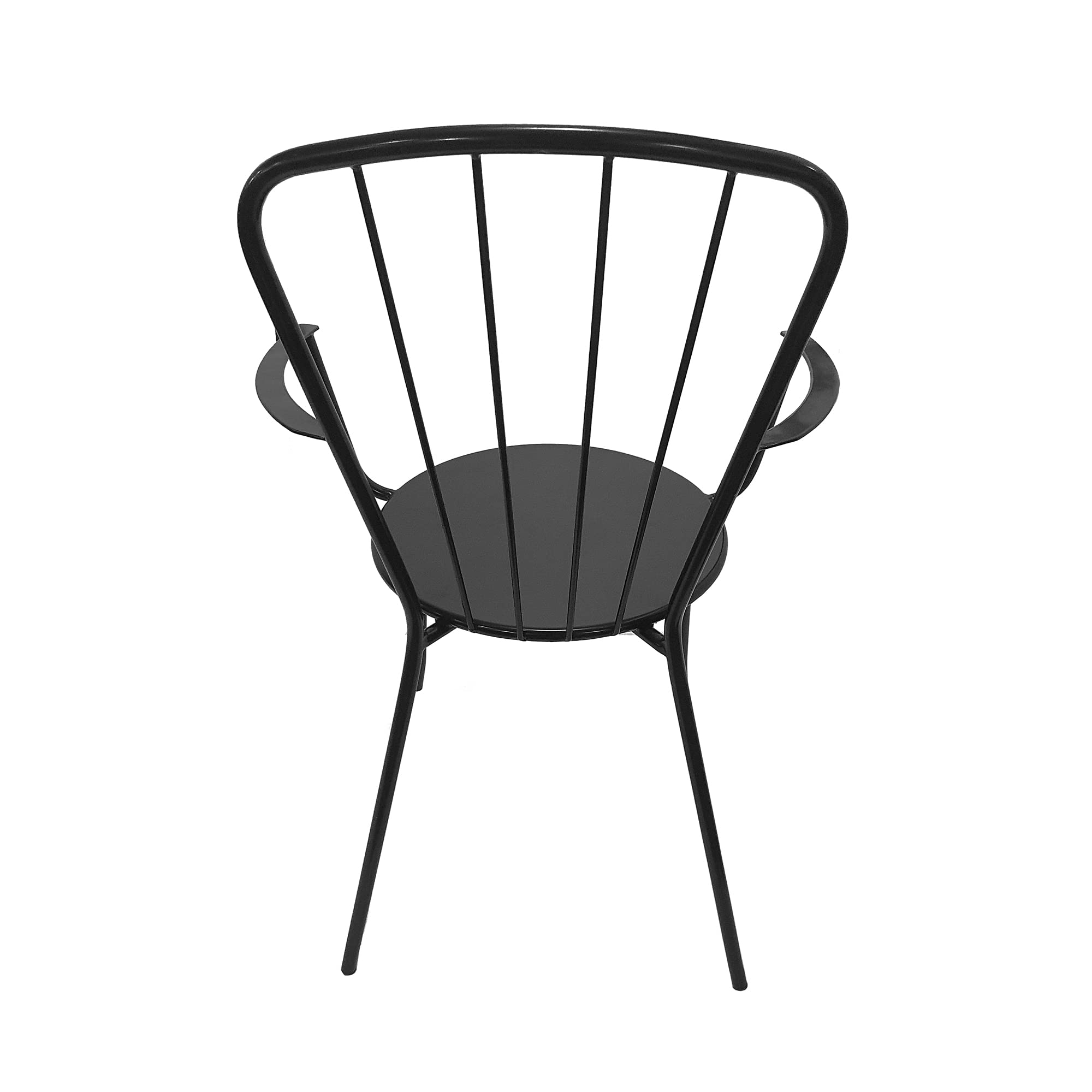 TK Classics 2DSC-70245-D913 Set of 2 Modern Black Dining Chairs - Sturdy Wooden Frame & Comfortable Upholstered Seat - Perfect for Kitchen, Dining Room or Breakfast Nook