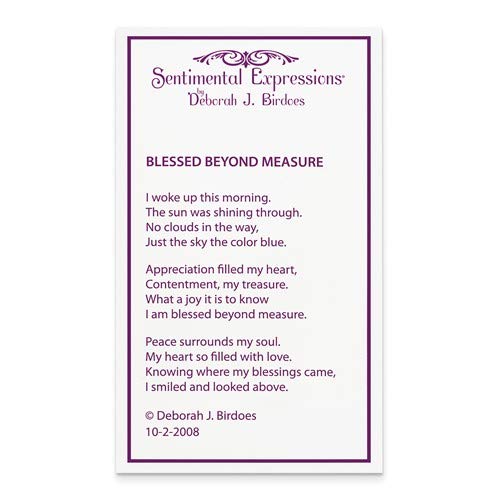 Blessed Beyond Measure CZ Pendant Necklace for Women - Gold & Rhodium Plated Sterling Silver 18