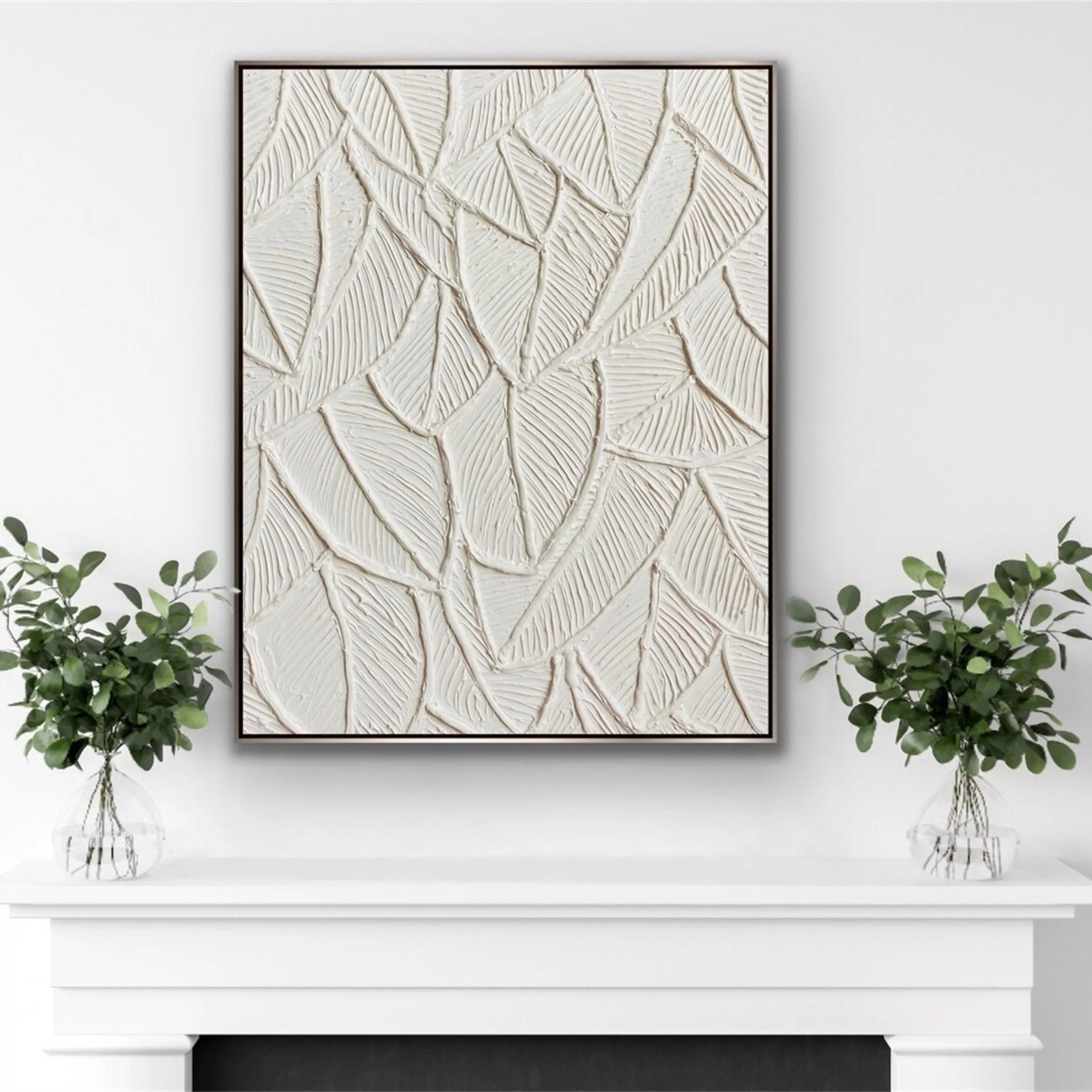 Flower and Tree Painting #FT078 - Handmade Canvas Wall Art for Home & Office Decor | Perfect for Living Room, Bedroom, and Gift Giving