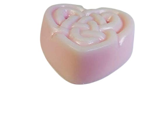 5-Piece Tea Rose Scented Heart-Shaped Goat Milk & Shea Butter Soap Gift Set - Luxurious Handmade Soap for Valentine's Day, Mother's Day Gifts & Romantic Bath Time