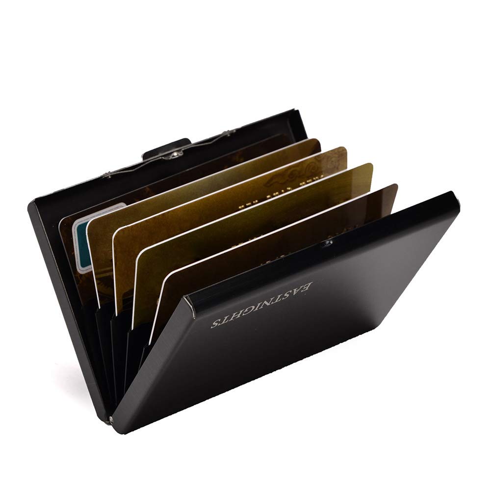 RFID Blocking Metal Credit Card Holder - Slim Wallet for Men & Women - Secure Business Card Case Protector - Perfect for Travel, Work & Everyday Use