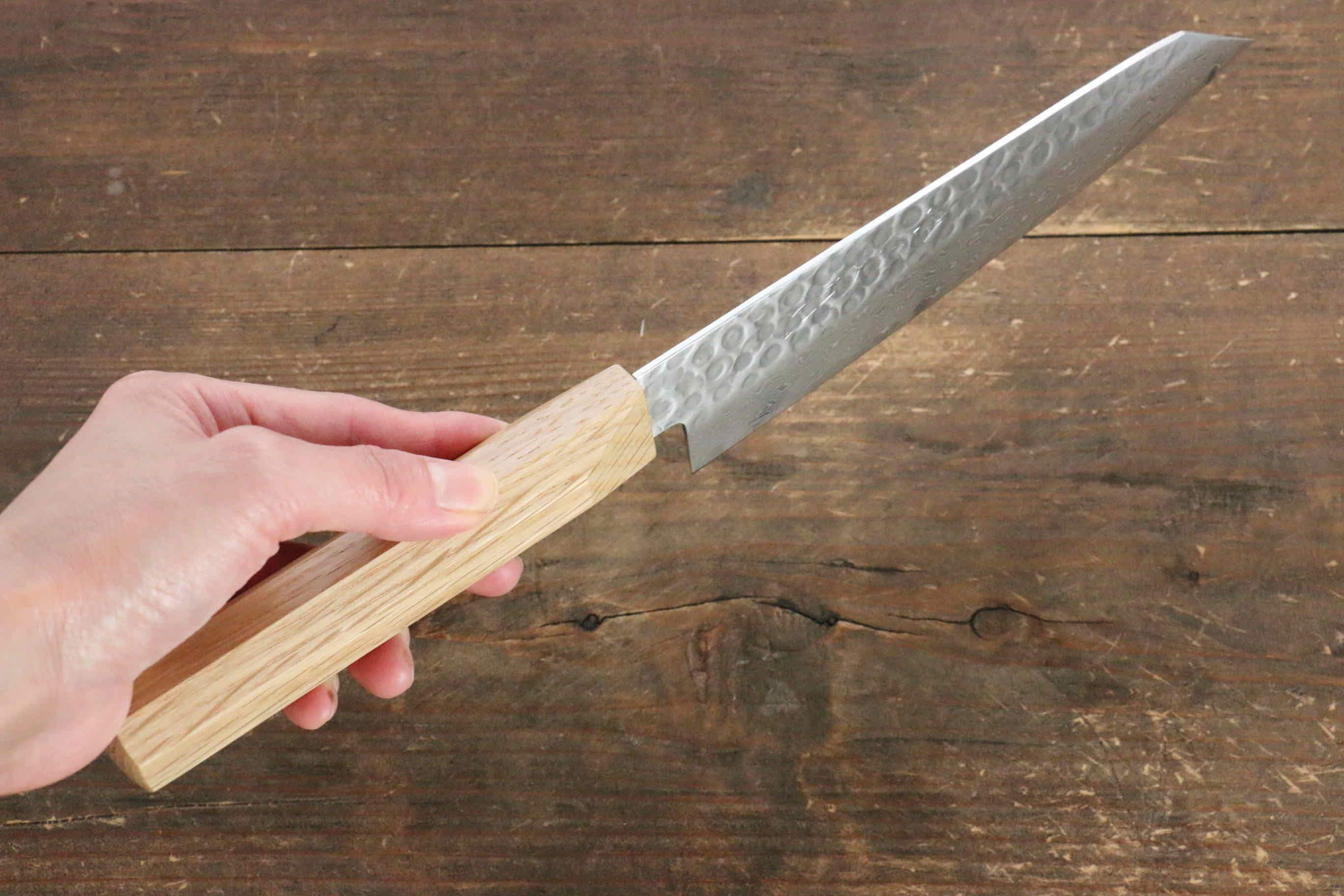 Jikko VG10 17-Layer Japanese Gyuto Chef Knife 170mm with Oak Handle - Perfect for Sushi, Sashimi & Precision Cutting