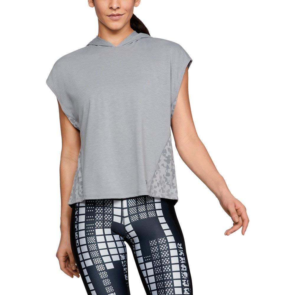 Under Armour Women's Essentials Burnout Hoodie - Lightweight Pullover Sweatshirt for Gym, Running & Casual Wear