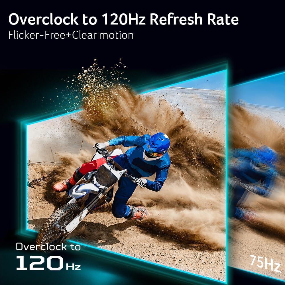 Acer 23.8 Inch FHD 1080p 120Hz Ultra Slim Gaming Monitor with Adaptive Sync IPS Panel - 2 Pack Set for PC, PS5, Xbox Series X Gaming Setup & Home Office Workstation