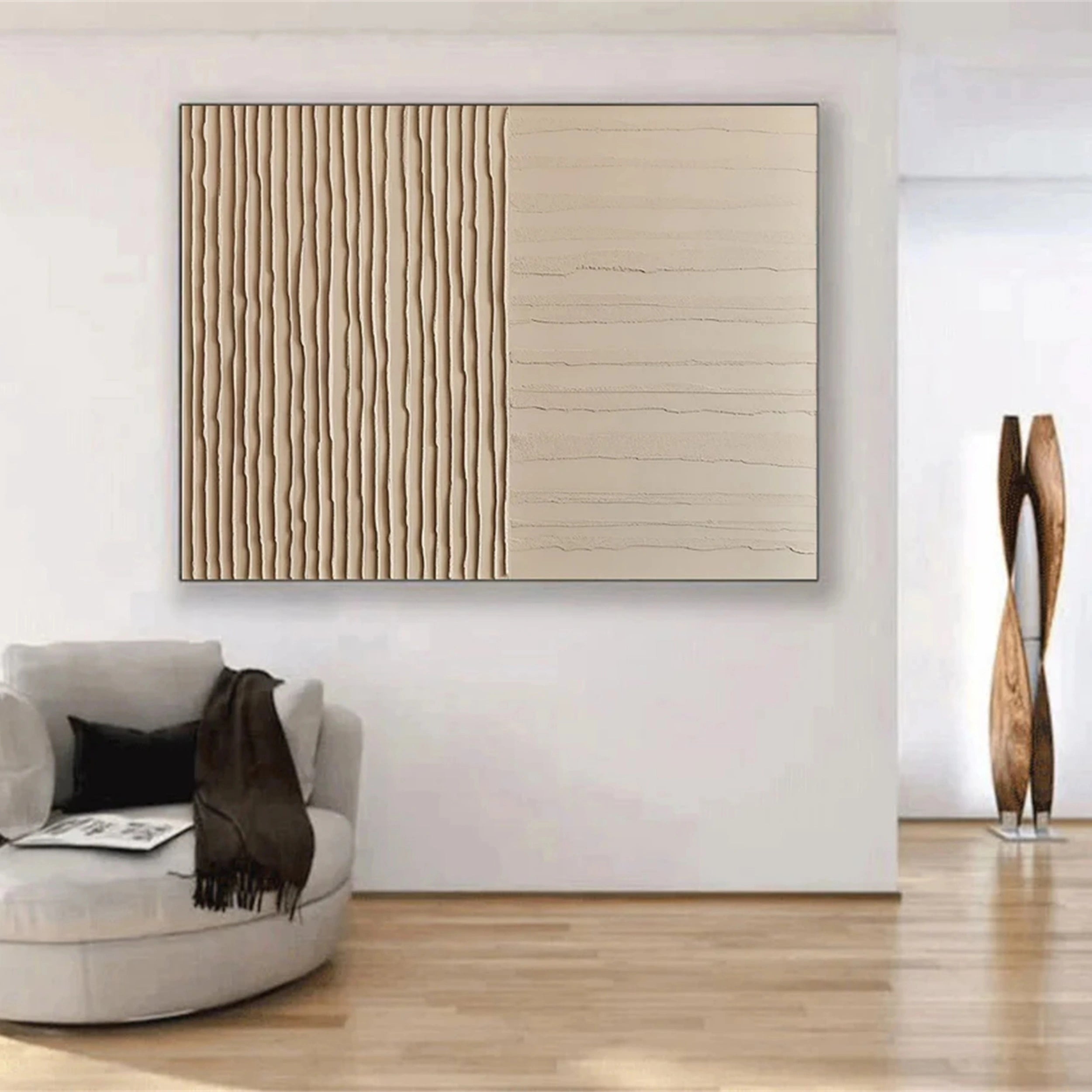 Abstract Tranquility Wall Art #WS113 - Modern Canvas Painting for Home & Office Decor - Perfect for Living Room, Bedroom, and Workspace