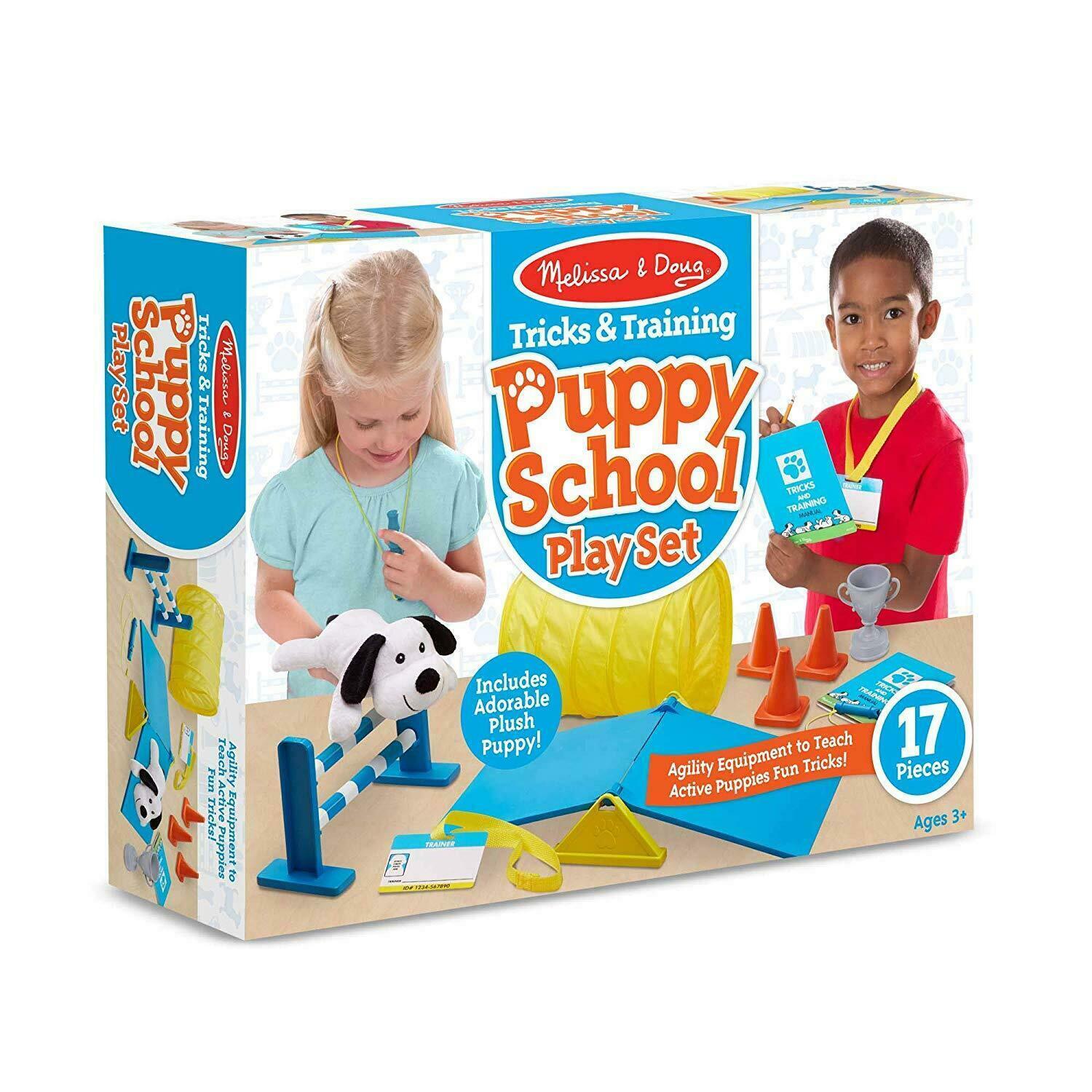 M&D Dog Training Puppy School Kit - Professional Puppy Obedience Training Set for Small & Medium Dogs - Perfect for Home, Outdoor & Agility Training