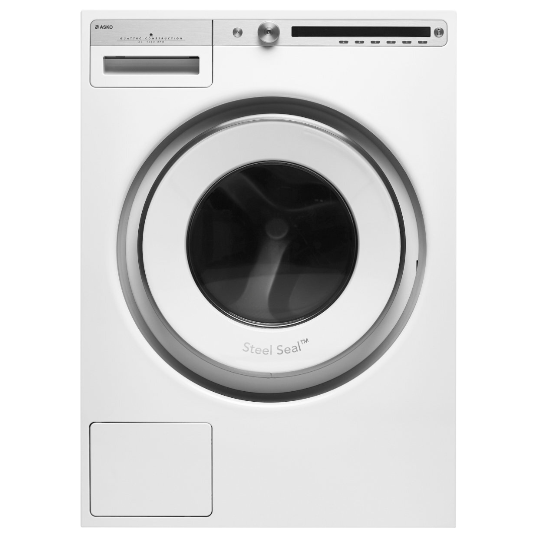 ASKO 10kg Front Load Washing Machine W4104C.W - Energy Efficient, Ultra Quiet Laundry Appliance for Home & Apartment Use (Factory Clearance) - Perfect for Small Spaces & Eco-Friendly Households