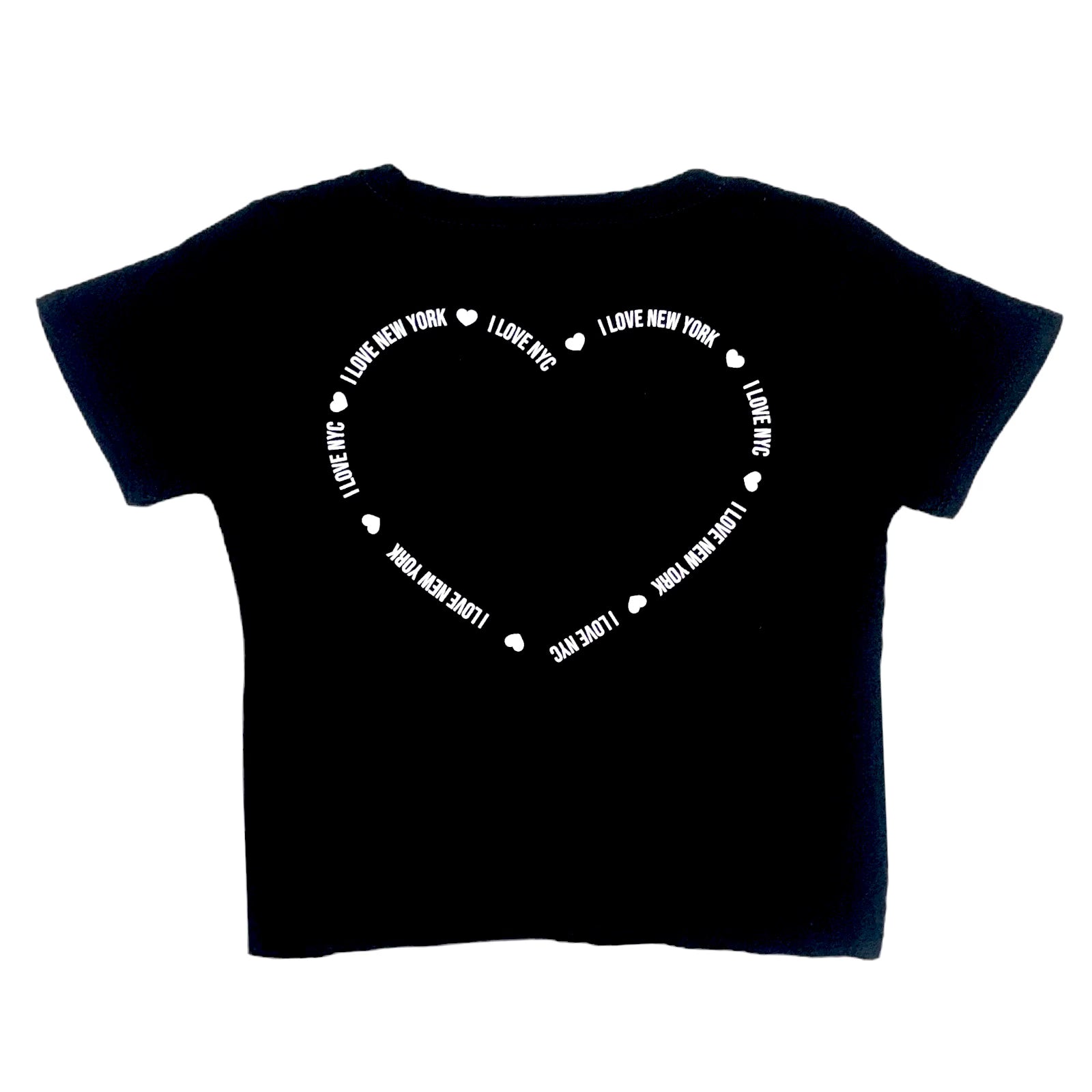 New York Hearts Crop T-Shirt - Trendy Women's Fashion Top for Casual Wear & Street Style