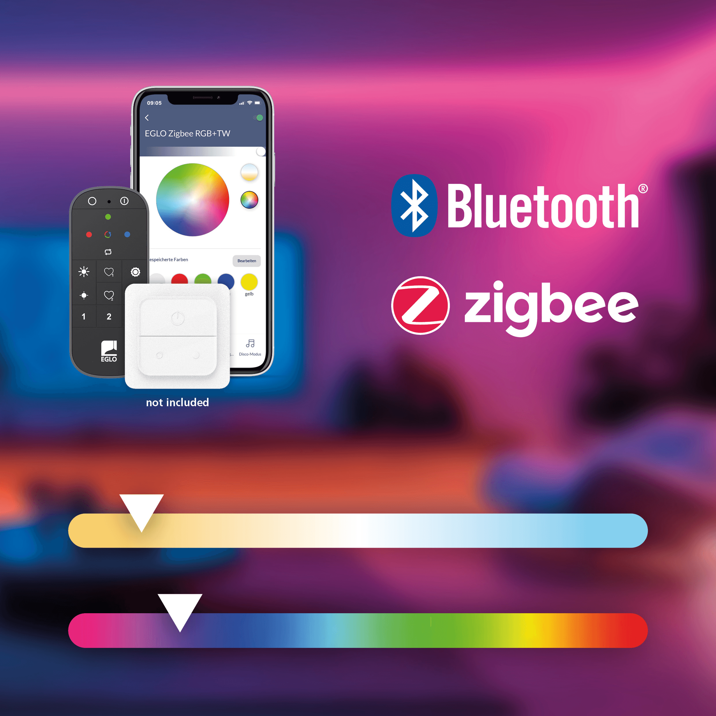 Eglo Connect Saliteras Z Smart LED Flush Mount Ceiling Light - Black, Dimmable, WiFi & App Control - Perfect for Bedroom, Living Room, or Kitchen Lighting