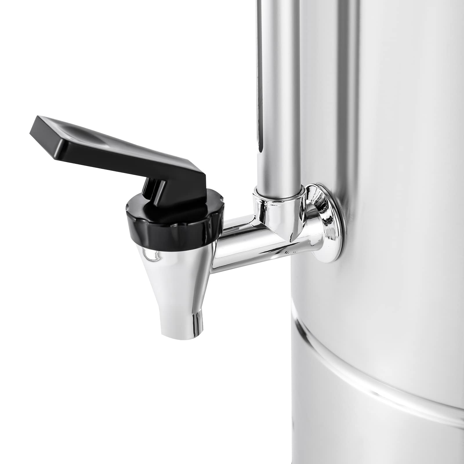 Commercial Grade Stainless Steel 68-Cup (10L/2.64gal) Coffee Urn with Percolator - Large Capacity Coffee Maker & Hot Water Dispenser for Home, Office, Wedding, Catering, and Events - Perfect for Parties, Banquets, and Hospitality Use