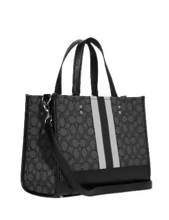 Coach Dempsey Carryall Bag - Signature Jacquard with Stripe & Patch - Stylish Tote for Women, Perfect for Work, Travel & Everyday Use