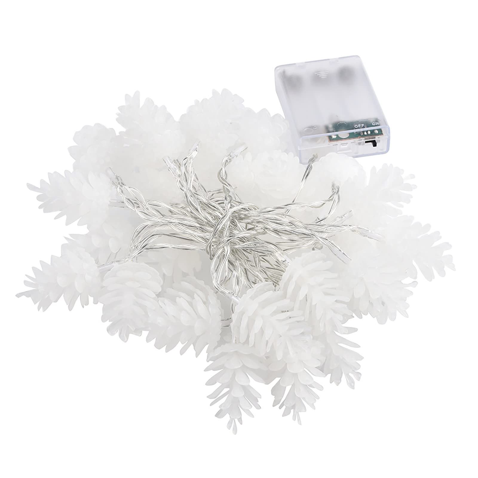 Glow in the Dark Party Decorations - BRADEM LED String Lights with Pinecone Design for Home, Balcony, Courtyard & Outdoor Decor - Perfect for Halloween, Christmas, Birthday Parties & Nighttime Events (One Size)