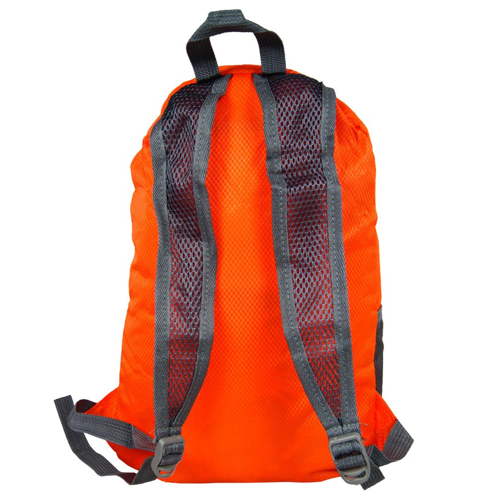 Ultra Lightweight Packable Travel Backpack - Foldable Daypack for Hiking, Camping & Commuting - Durable Water-Resistant Orange Backpack for Men & Women - Perfect for Outdoor Adventures & Daily Use