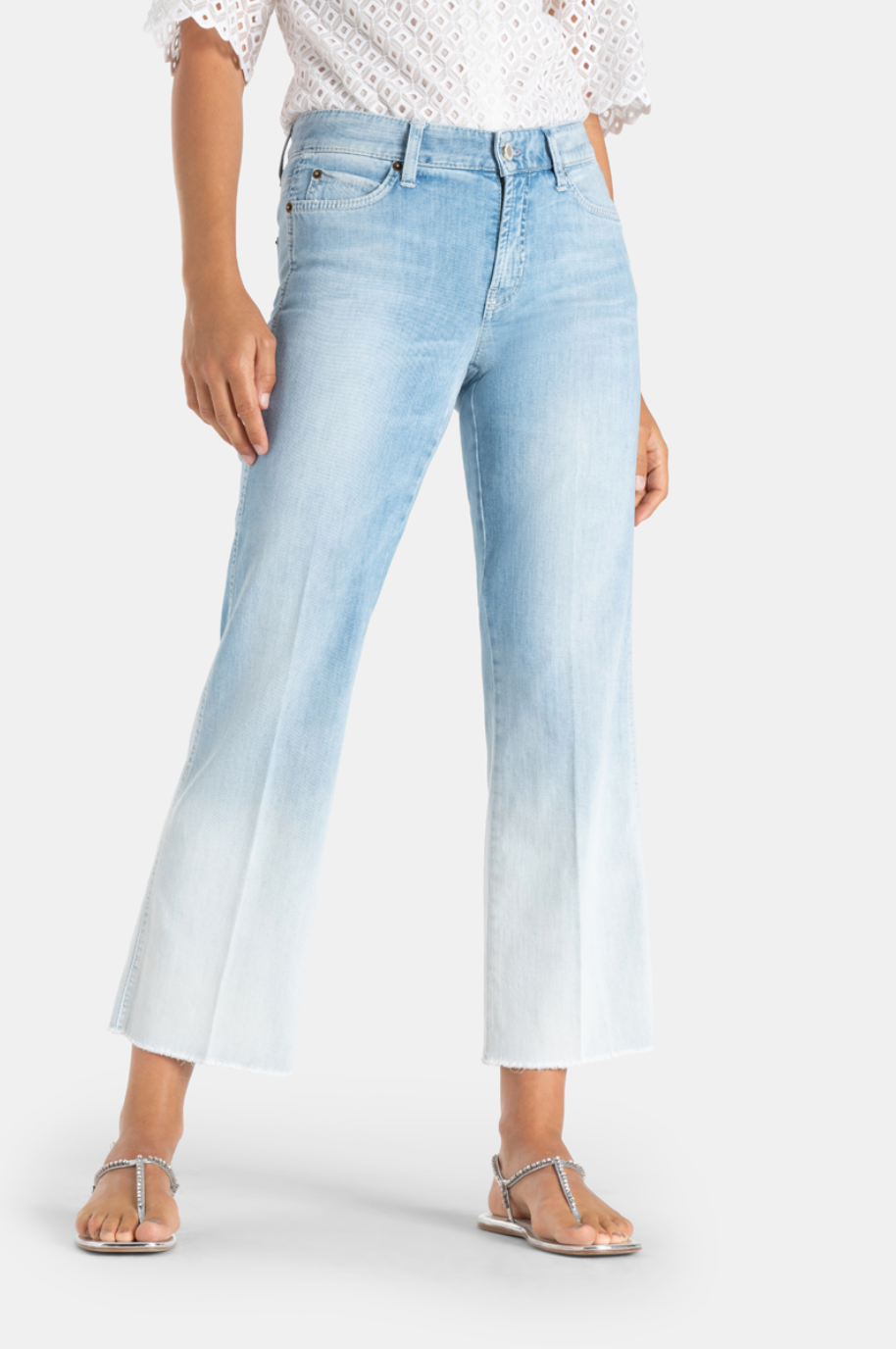 Francesca Bootcut Jeans for Women - Summer Faded Denim Pants | Casual Wear, Weekend Outfits & Date Night Fashion