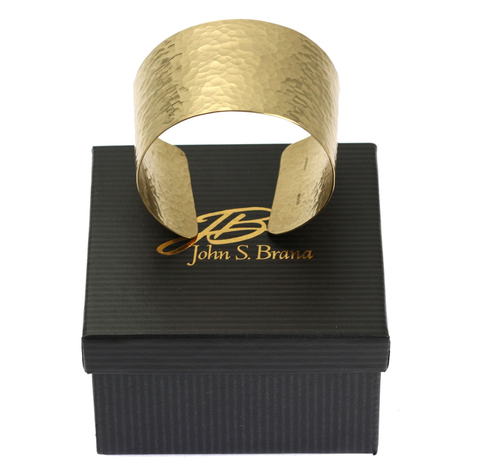 Hammered Nu Gold Brass Cuff Bracelet - Vintage Boho Jewelry for Women - Perfect for Festivals, Weddings & Everyday Wear