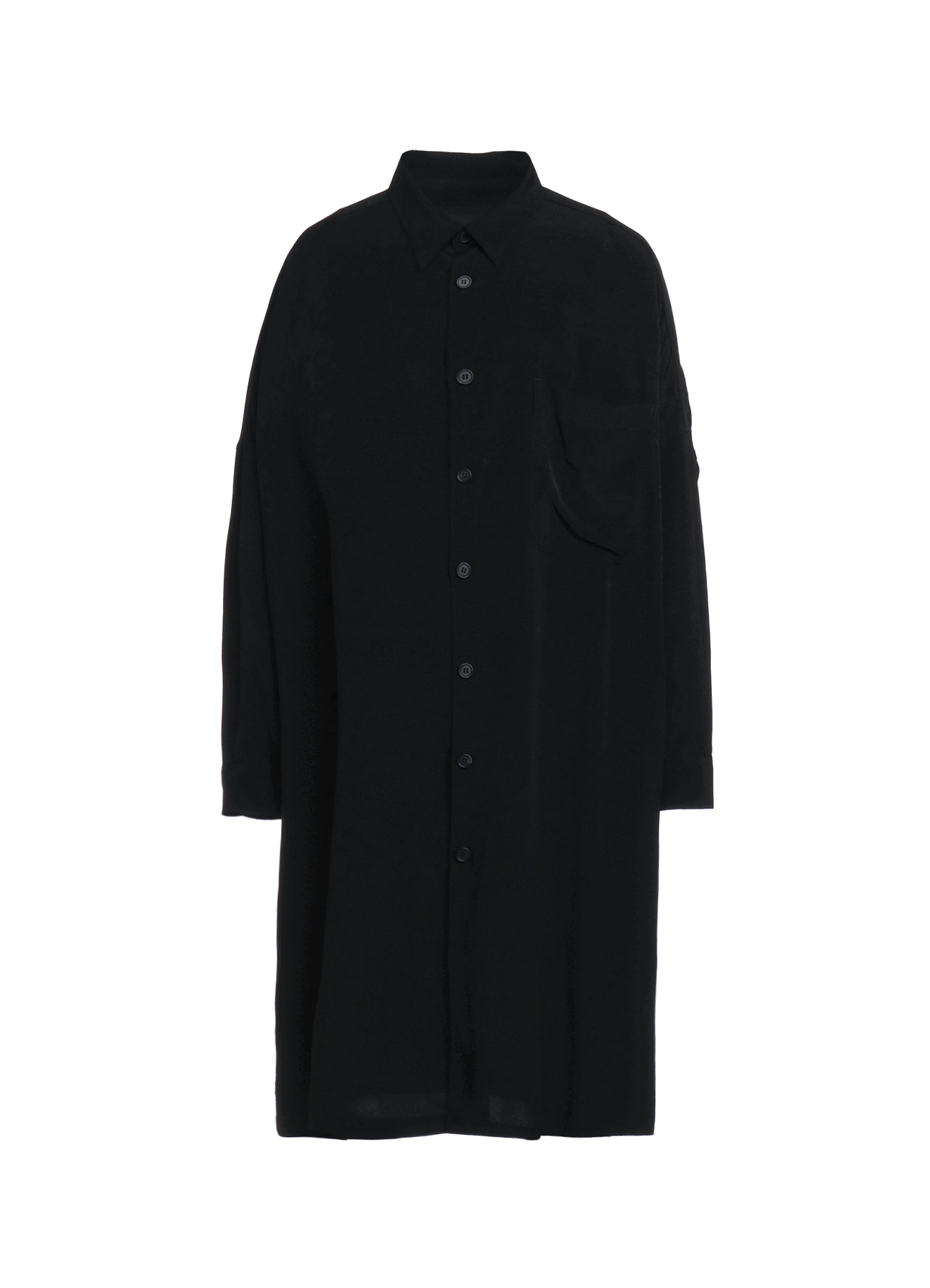 Elegant Crepe de Chine Back Yoke Zip Coat for Women – Perfect for Office Wear, Evening Outfits & Fall Layering