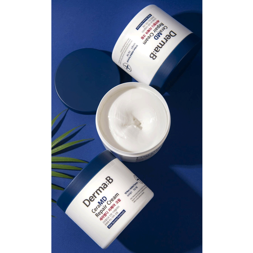 Derma:B CeraMD Repair Cream 430ml - Intense Moisturizing & Skin Barrier Repair for Dry, Sensitive Skin | Dermatologist Recommended | Perfect for Nighttime Skincare & Post-Procedure Recovery