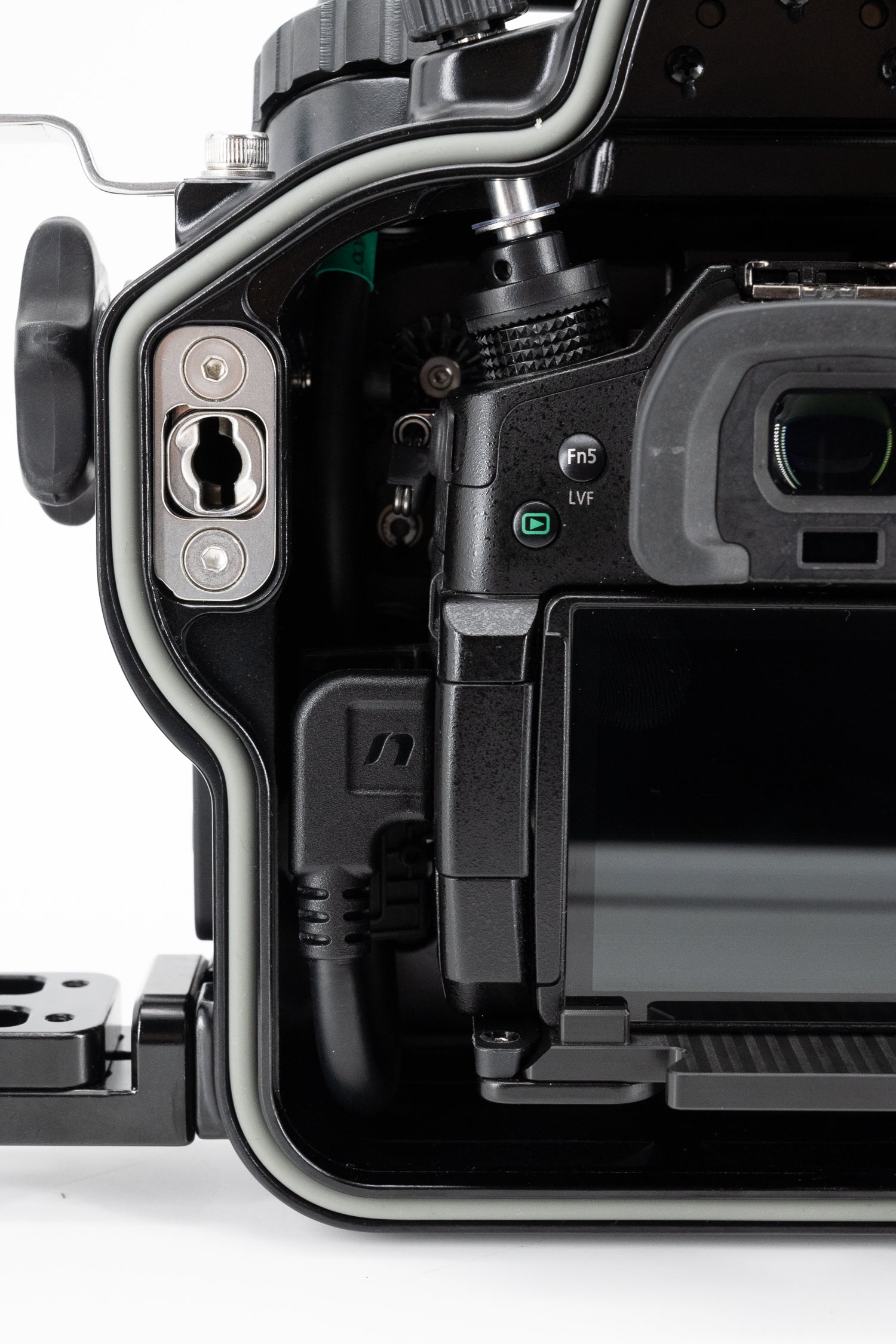 Waterproof Underwater Housing for Panasonic Lumix GH5/GH5S/GH5II Cameras - HDMI 2.0 Support - Ideal for Scuba Diving, Snorkeling & Underwater Photography