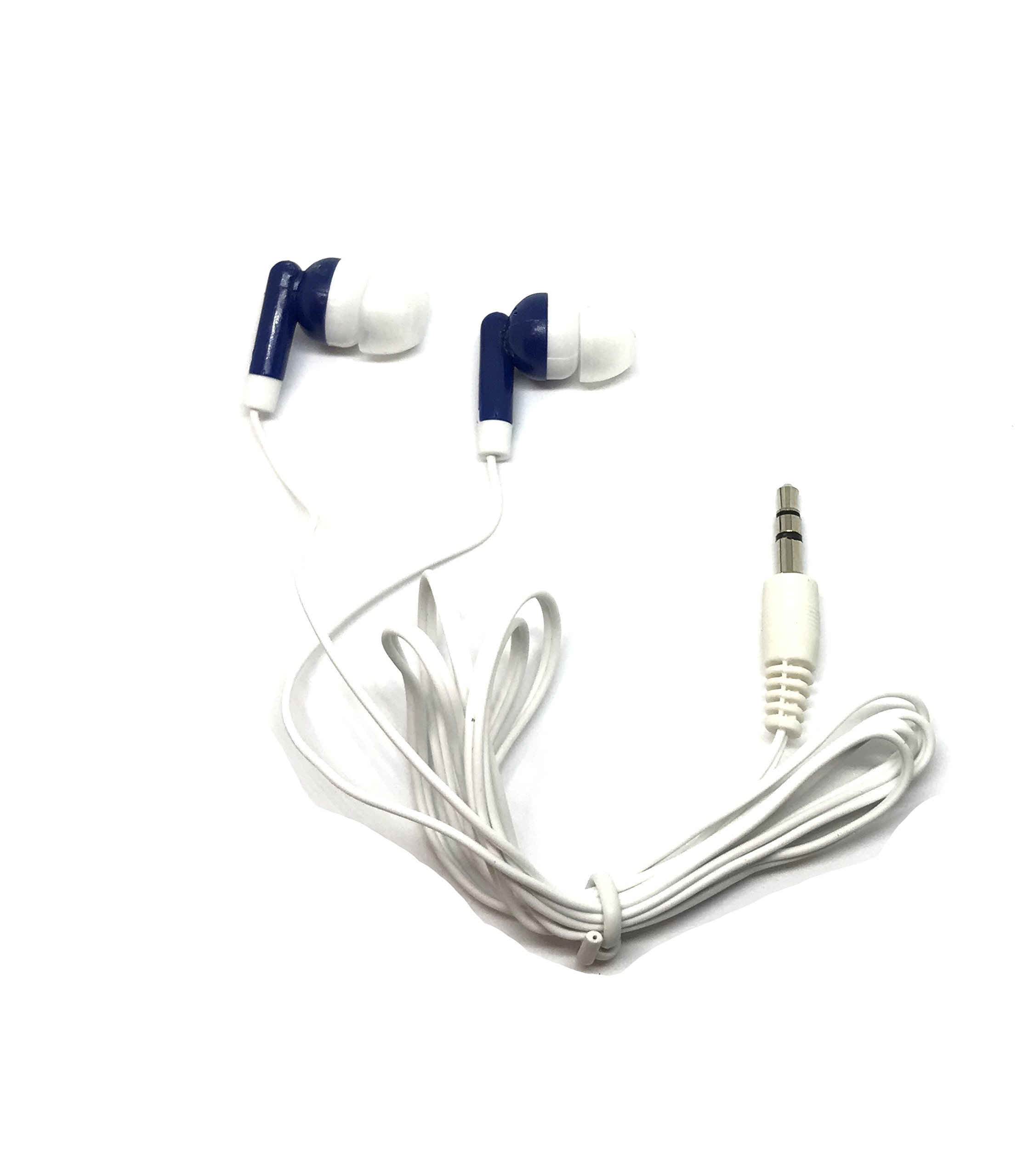 Wholesale Bulk 500 Pack Earbuds Headphones for iPhone, Android, MP3 Player - Mixed Colors | TFD Supplies | Perfect for Schools, Gyms, Events & Retail Stores