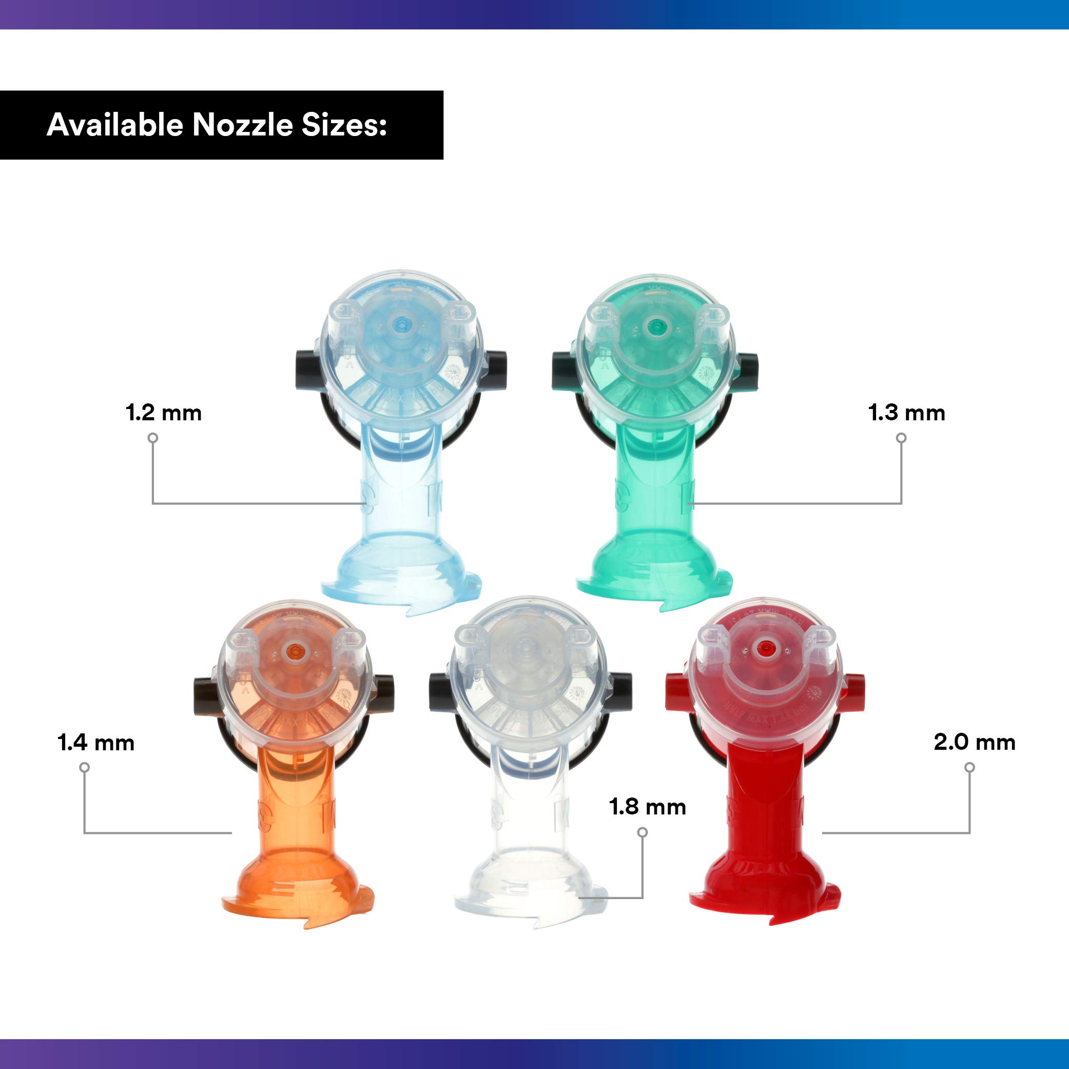 3M Accuspray Paint Spray Gun Nozzle Refills 1.4mm for PPS 2.0 System (26584, Orange) – 1 Pack for Like-New Spray Performance | Ideal for Automotive, Furniture & DIY Painting Projects