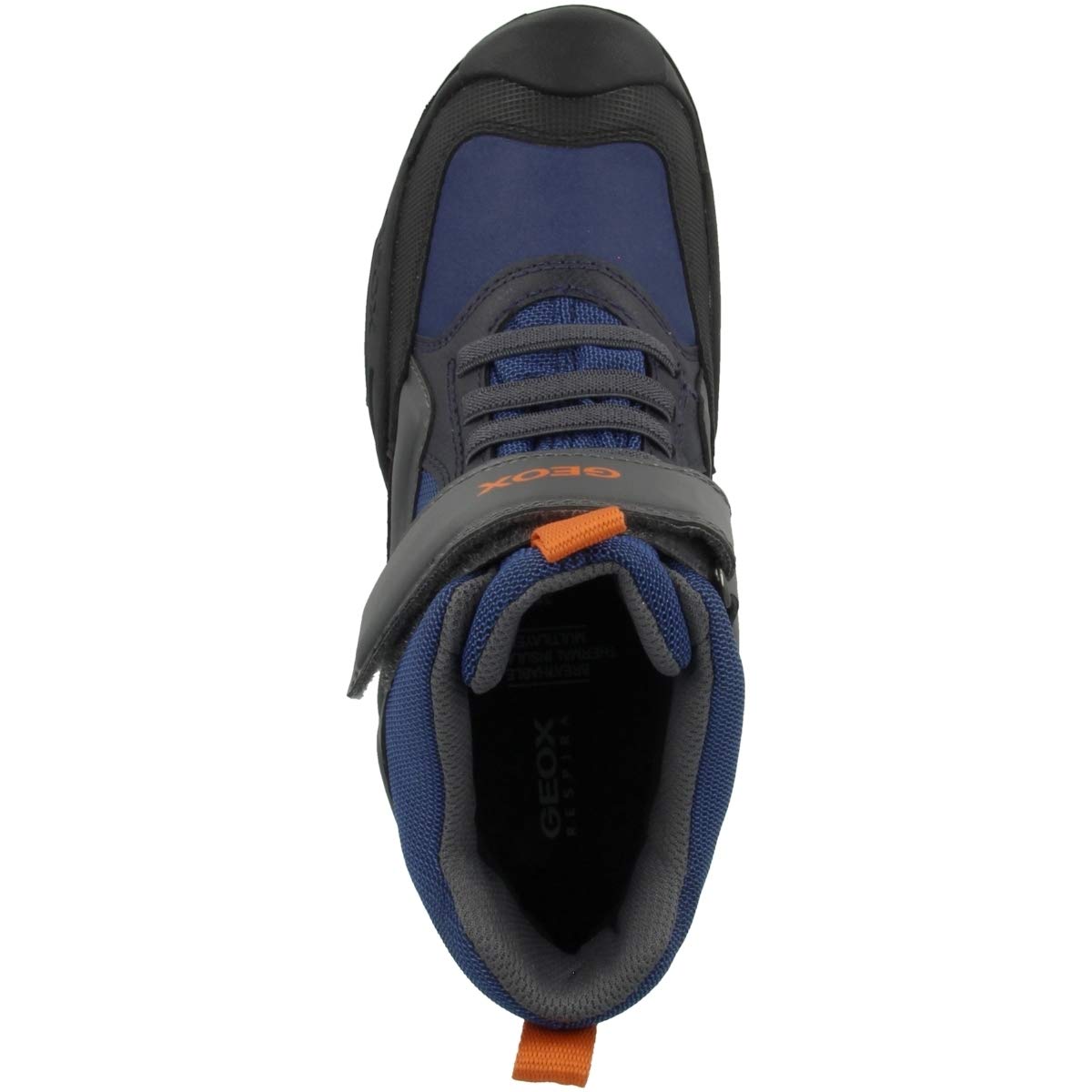 Geox Boys Hi-Top Trainer Shoes - Breathable Sneakers for Kids, Durable & Comfortable for School, Sports & Everyday Wear