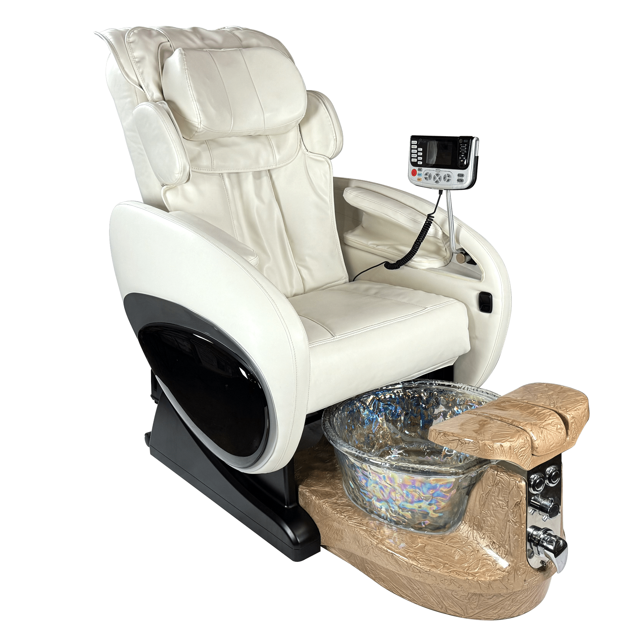 Fiori 8000 Professional Pedicure Spa Foot Bath - Electric Foot Soaker with Bubbles & Heat for At-Home Nail Care & Relaxation - Perfect for Salon, Spa & Home Use