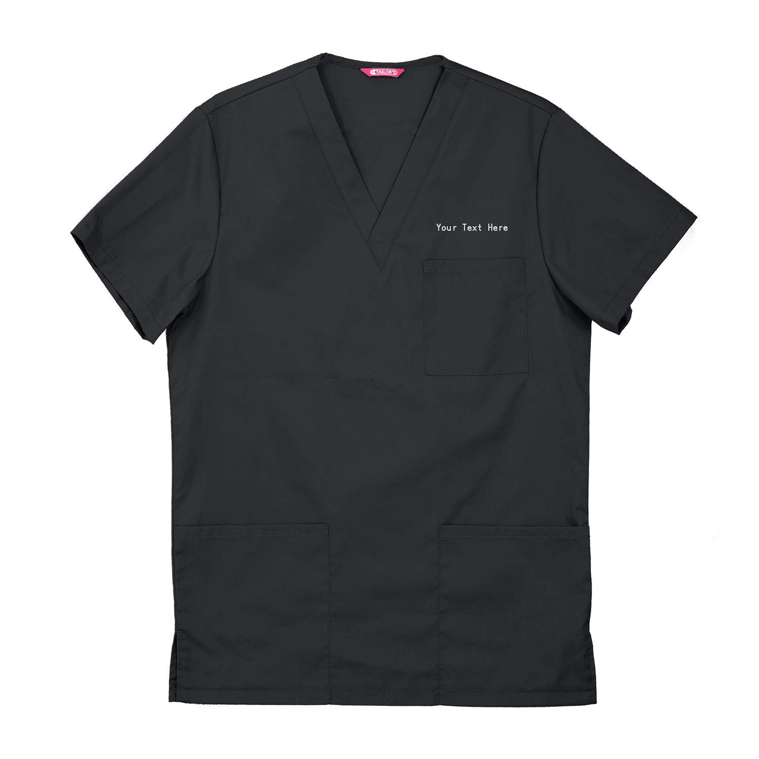 Custom Embroidered Men's Scrub Set - Personalized Top & Pants with Your Text | Medical Uniform for Doctors, Nurses & Healthcare Professionals | Perfect for Hospitals, Clinics & Medical Workplaces