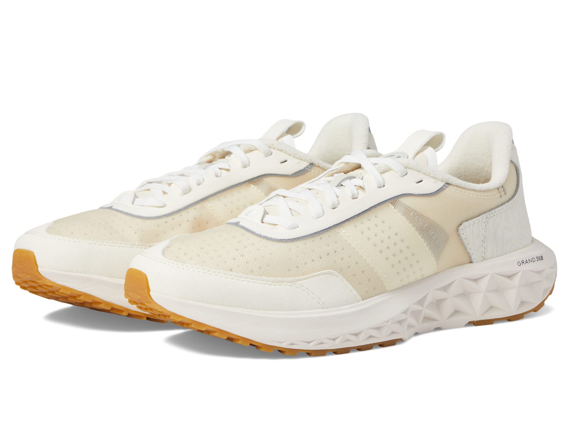 Cole Haan Zero Grand Outpace Runner Women's Sneakers - White Size 40 EU | Lightweight Comfortable Walking Shoes for Work, Travel & Everyday Wear