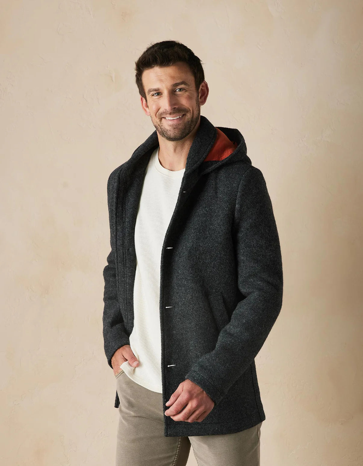 Balboa City Peacoat - Classic Wool Blend Winter Coat for Men & Women | Warm & Stylish Outerwear for Urban Commuting, Office & Casual Wear