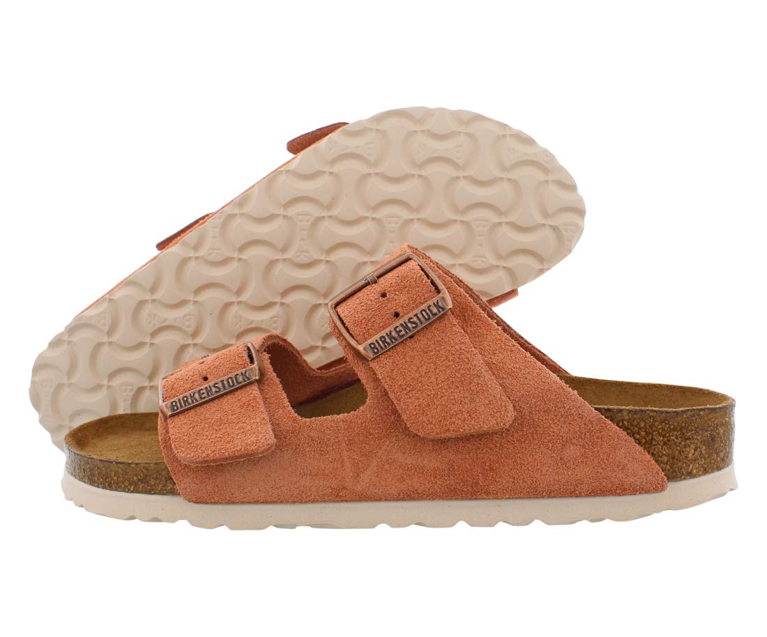 Birkenstock Men's Amalfi Leather Soft Footbed Arizona Sandals - Comfortable & Durable Leather Slides for Casual Wear, Beach & Outdoor Activities