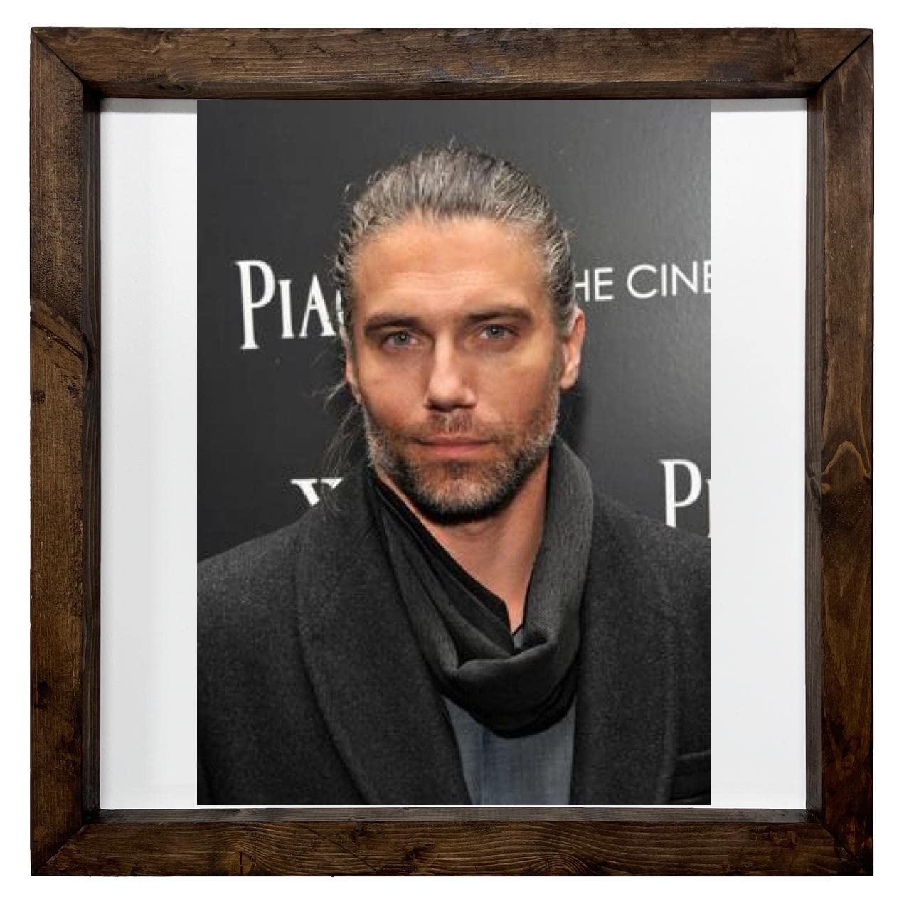 FC Carino Anson Mount - Premium Wood Framed Wall Art Print 6x6 Inches, White Background (FCA #FCAG523281) - Perfect for Living Room, Bedroom & Office Decor