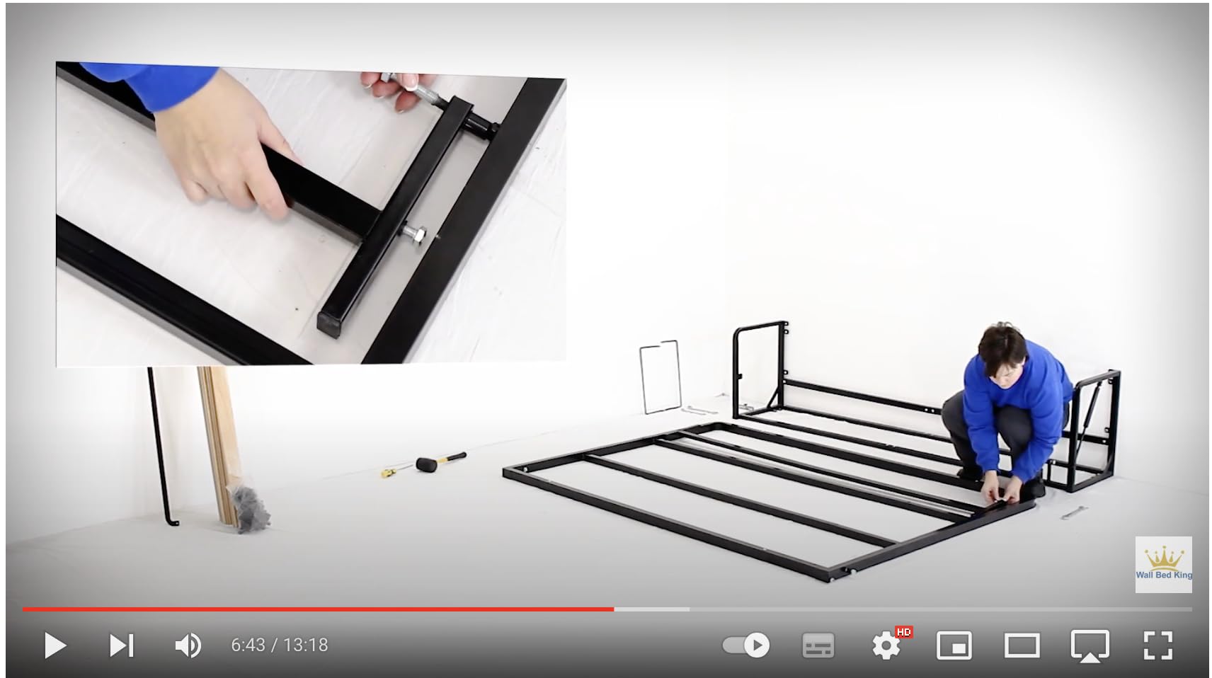 Space-Saving Twin XL Wall Bed - Murphy Bed for Guest Rooms & Small Spaces