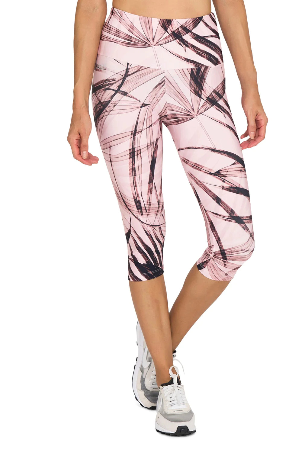 Gia High Waisted Under Knee Tights for Women - Comfortable & Stretchy Yoga Workout Leggings - Perfect for Running, Gym, Pilates and Everyday Wear
