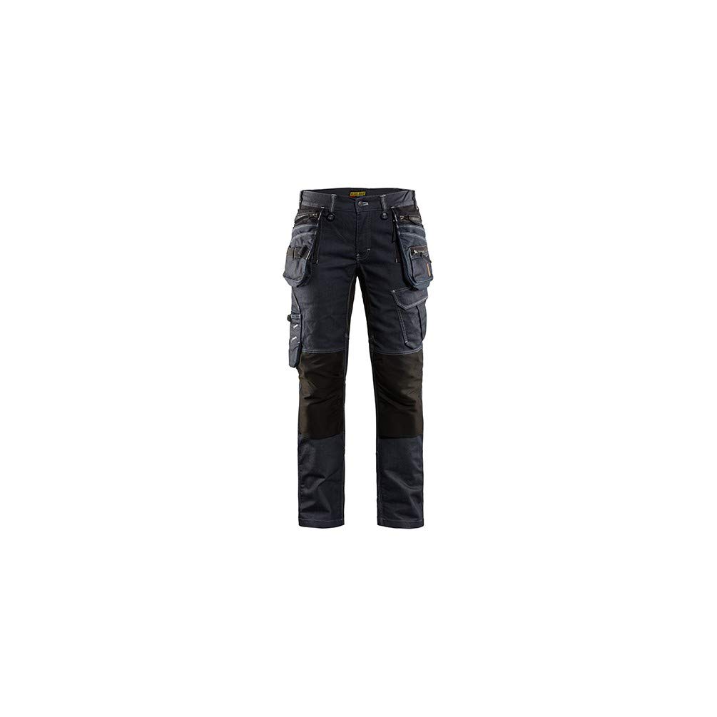 Blaklader Women's Craftsman Denim Stretch Work Pants with Reinforced Pockets - Durable & Comfortable for Construction, Carpentry & DIY Projects