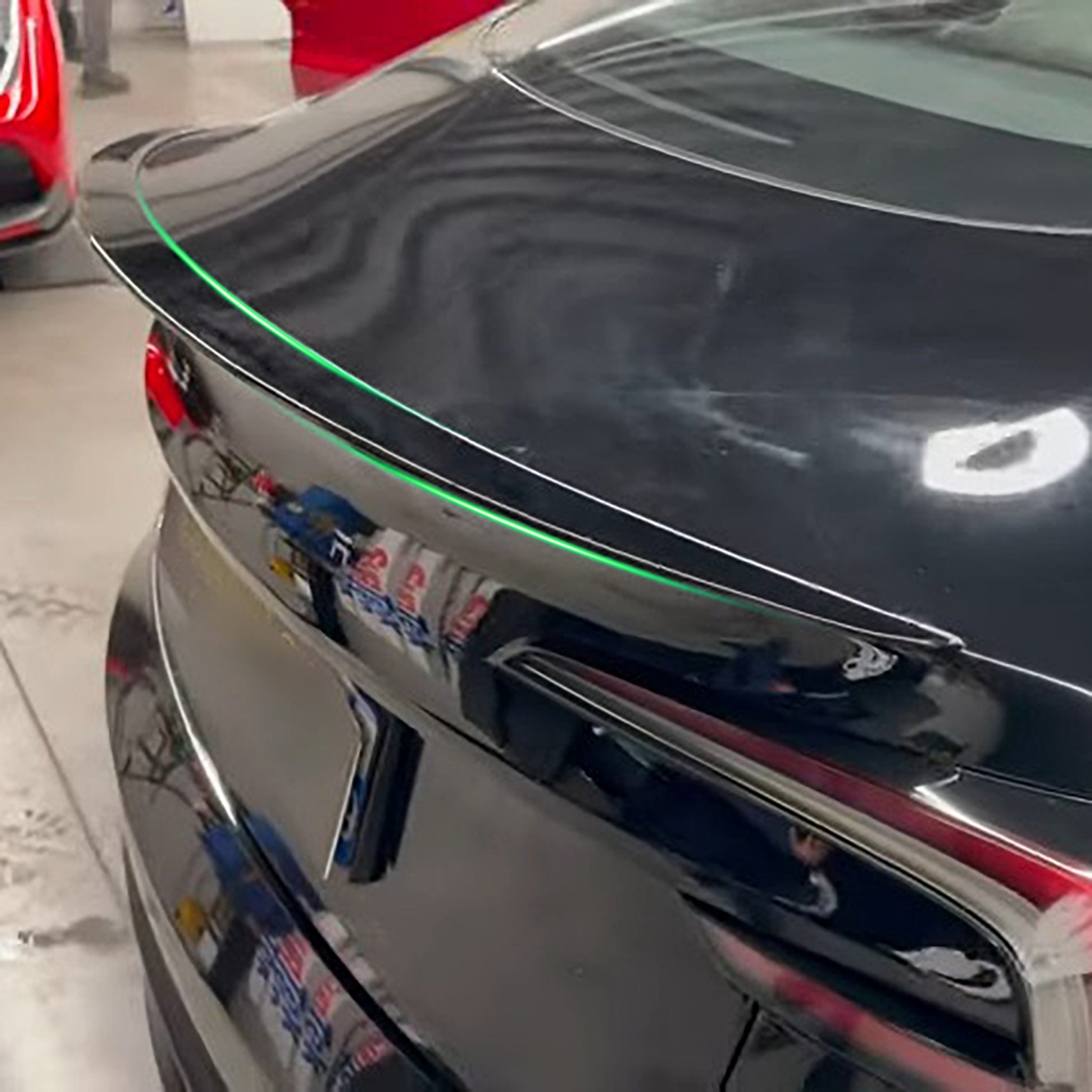 High-Performance Rear Spoiler for Tesla Model 3 Highland 2024+ - Carbon Fiber Trunk Lip Wing - Enhance Aerodynamics & Sporty Look - Perfect for Street Racing & Car Shows