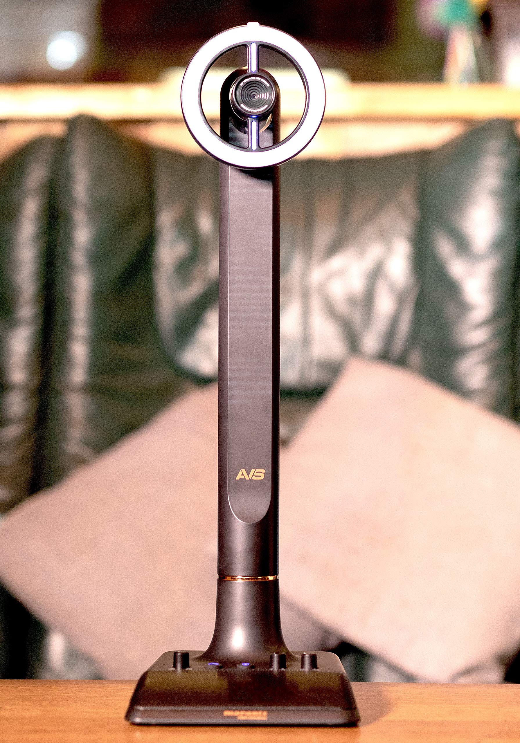 HD Webcam with Mic & Ring Light for Zoom, Streaming - Perfect for Video Calls & Online Meetings