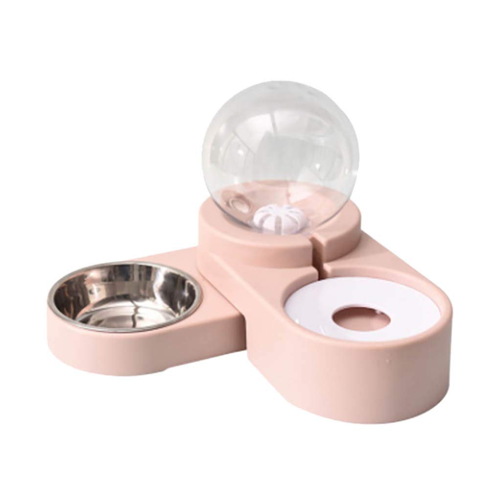 Stainless Steel Slow Feeder Dog Bowl - Non-Spill Pet Food & Water Dish for Cats and Dogs - Perfect for Mealtime, Travel, and Messy Eaters