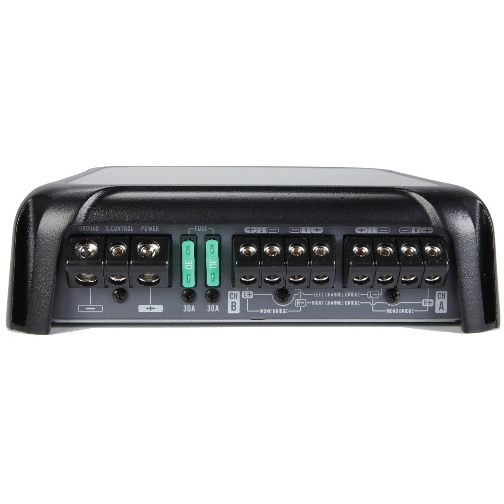 Pioneer GM DX874 1200W Class D 4-Channel Car Amplifier with Gold-Plated RCA Terminals & Bass Boost Remote - Perfect for Car Audio Systems, Trucks, and Marine Boats