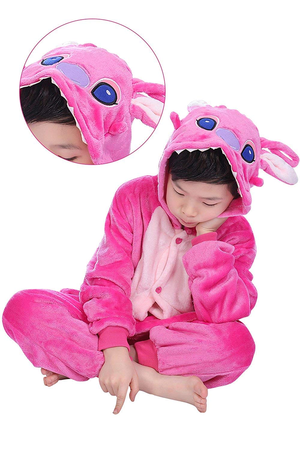 LeaveLive Kids Animal Onesie - Soft Halloween Costume & Cozy Pajamas for Boys and Girls - Perfect for Dress-Up, Sleepovers, and Birthday Parties