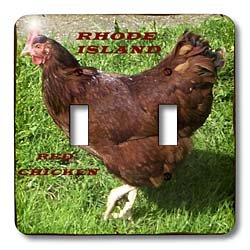 3D Rose Rhode Island Red Chicken State Bird Toggle Switch - Perfect for Home Decor, DIY Projects, and Unique Gifts