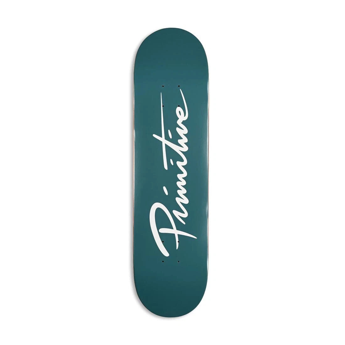 Primitive Nuevo Script Skateboard Deck 8.0 Inch - Perfect for Street Skating and Skate Park Tricks