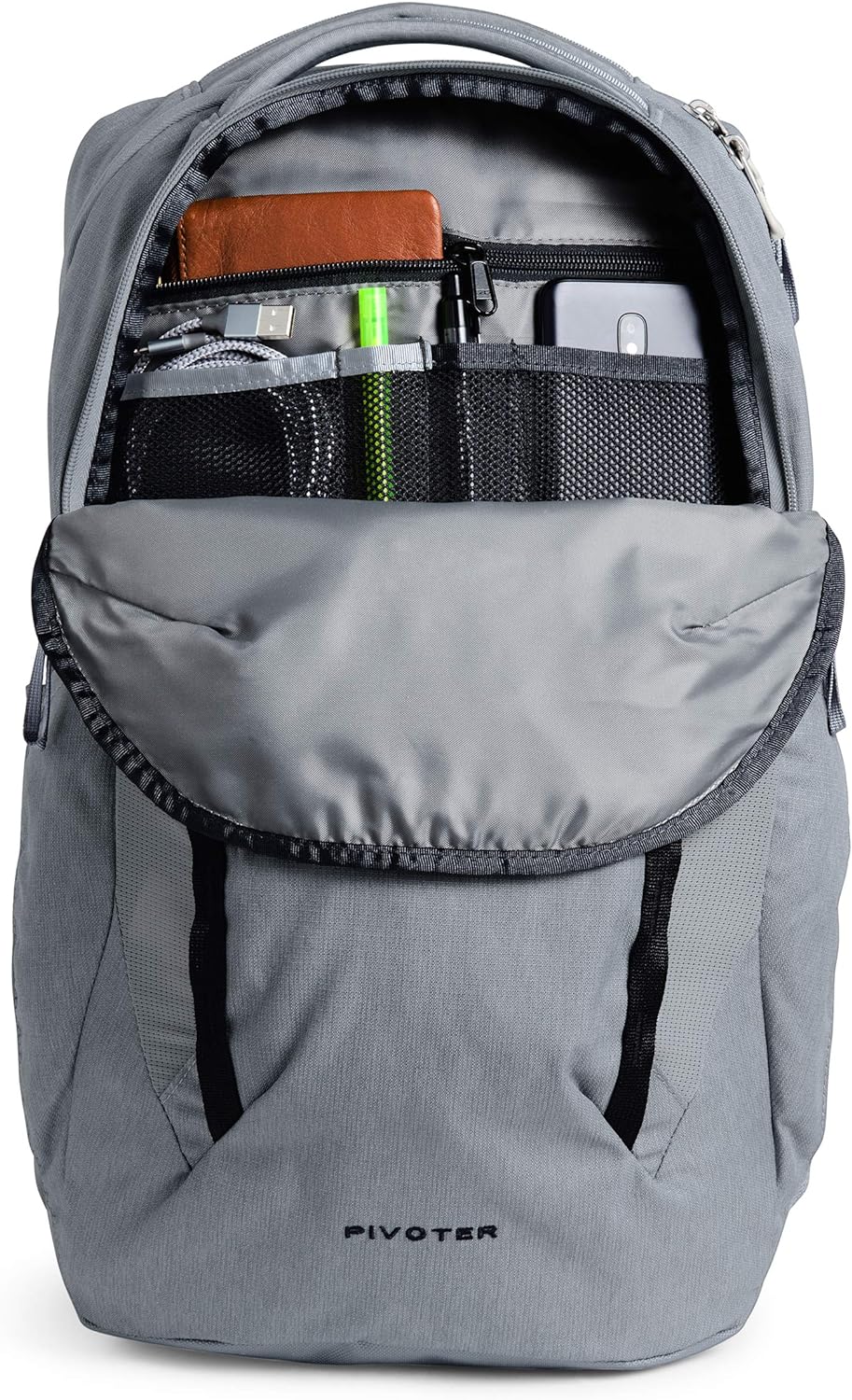 The North Face Pivoter Backpack - Lightweight Hiking Daypack for Men & Women, Water-Resistant Laptop Backpack for Travel, School & Outdoor Adventures
