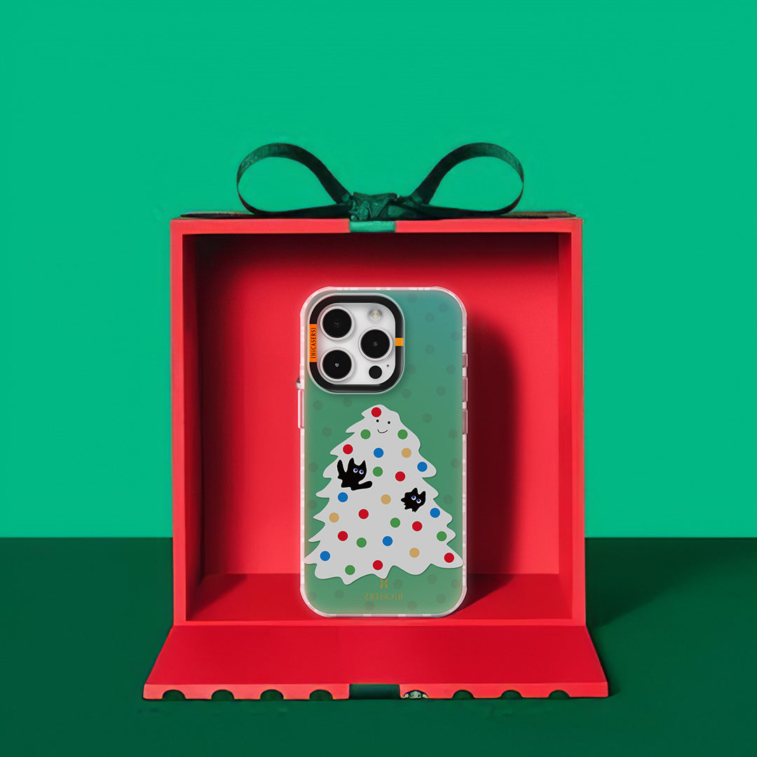 Merry Mischief Bundle Set - MagSafe Compatible iPhone Case & Accessories (Green) | Perfect for Holiday Gifts & Everyday Protection