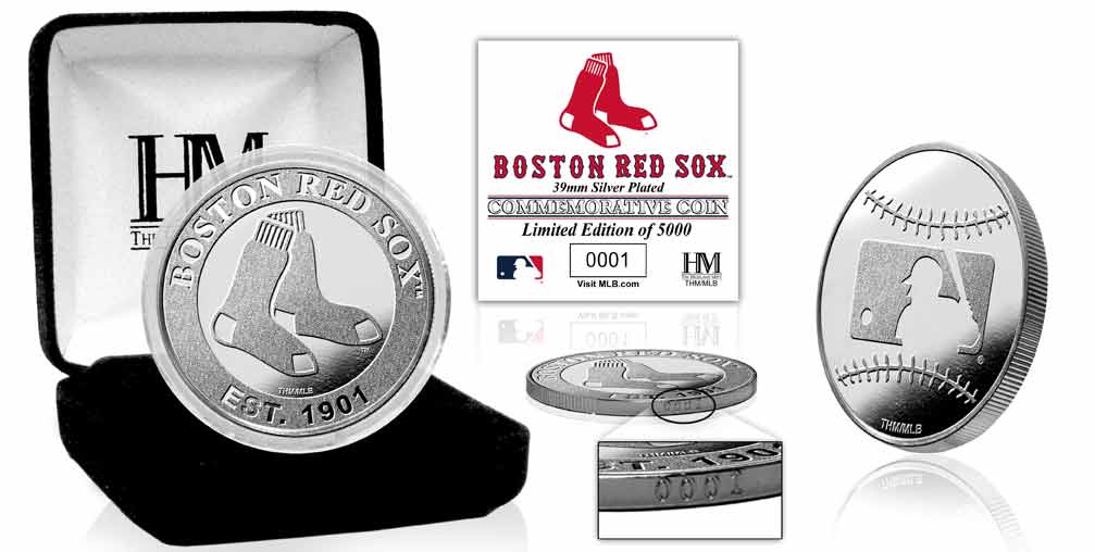 Boston Red Sox Silver Mint Coin - Limited Edition Collectible for Baseball Fans - Perfect for Display, Gifts, and Memorabilia Collections