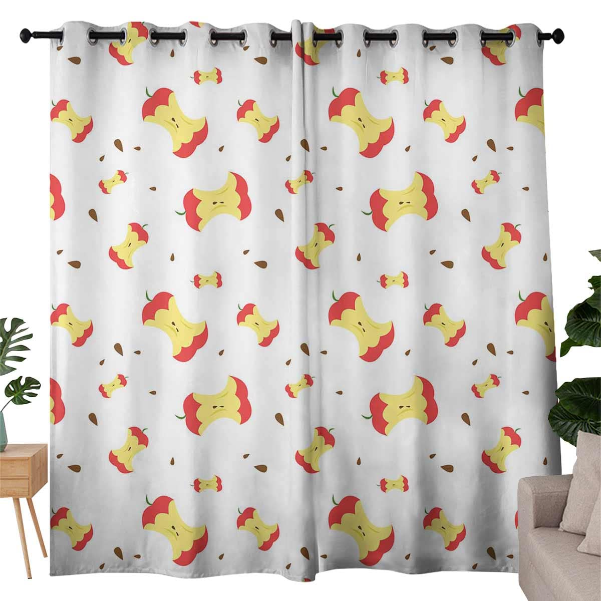 Blackout Curtains for Bedroom - Thermal Insulated Darkening Drapes 84x72 Inches - Perfect for Light Blocking, Energy Saving & Noise Reduction in Home, Office or Nursery